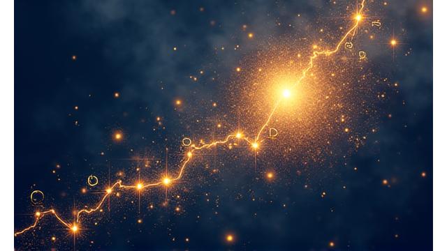 Ilustrace astrologických symbolů pro kariéru a profesionalitu