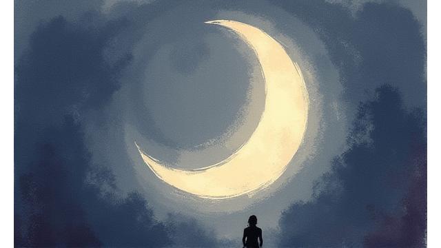 Ilustrace měsíčního znamení a jeho vlivu na emoce